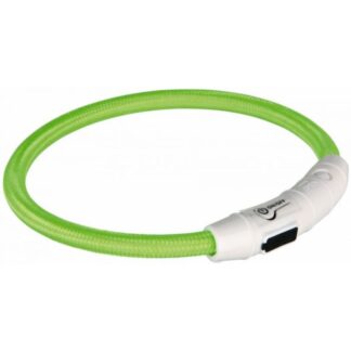Ошейник Trixie USB Flash Light Green Dog XS-S