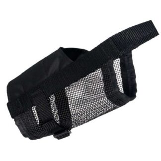 Намордник Trixie с сеткой черный L-XL