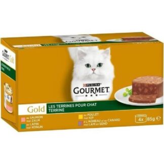 Purina Gourmet Gold Террины для кошек 4 x 85г