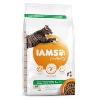 IAMS Vitality корм для взрослых кошек ягненок 10 кг