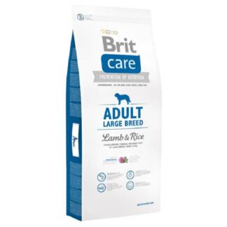 Brit Care Взрослая собака крупной породы Ягненок и рис 12 кг + 2 кг в подарок