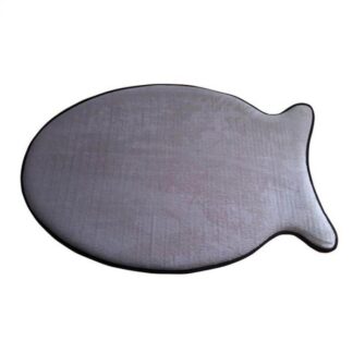 Комфортный коврик для кошек из пены с эффектом памяти, серый, 66 x 51 см