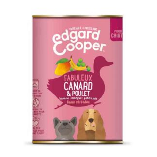 Edgard & Cooper Box Duck and Chicken Puppy 6 x 400 г