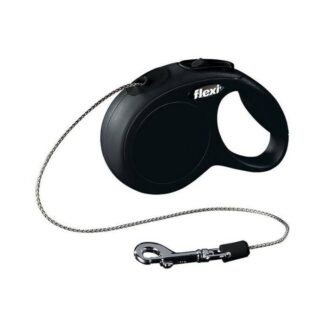 Поводок Flexi Cat черный шнур XS 3 метра