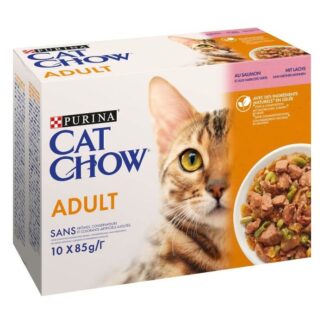 Purina Cat Chow Adult Salmon 10 x 85 г