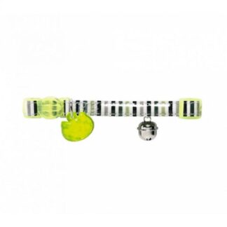 Зеленый полосатый ошейник для кошек Hunter