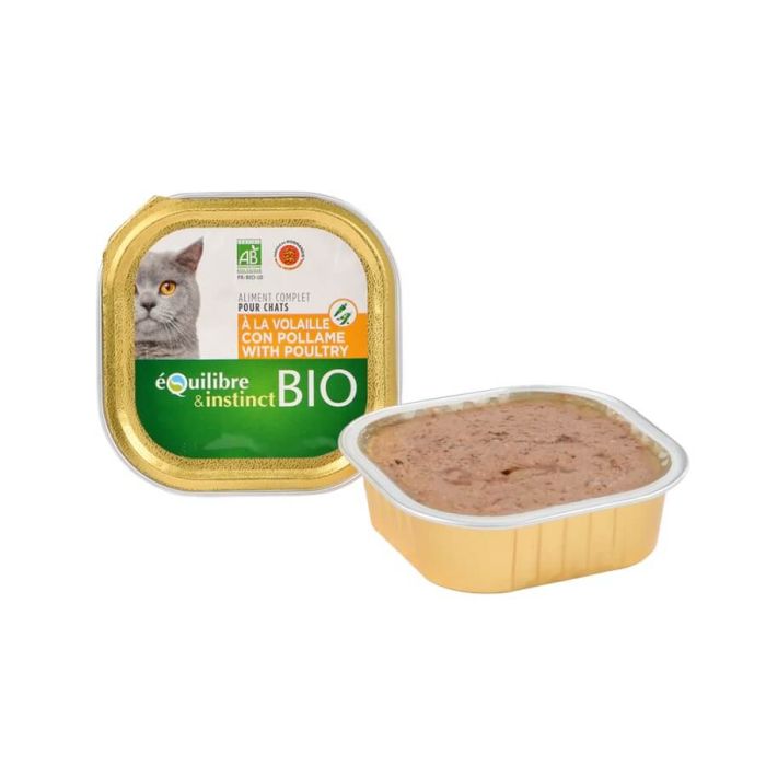 Equilibre & Instinct Bio для кошек и птиц 16 x 100 г