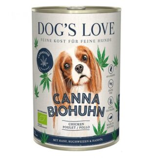 Dog's Love Canna Canis Органическая курица и конопля 400 г