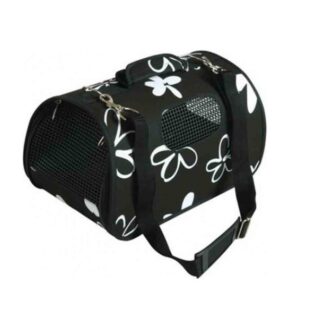 Zolux Корзина-переноска Цветок черная M