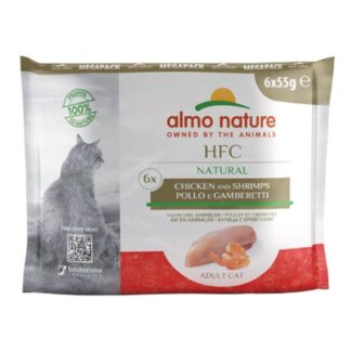 Куриные креветки Almo Nature Cat Classic MegaPack 6 x 55 г
