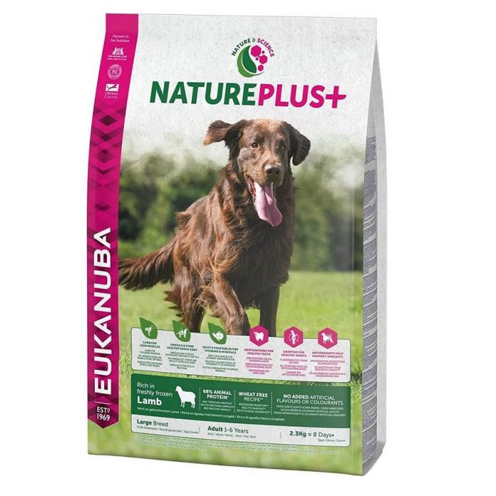 Eukanuba Natureplus+ Adult Large Breed Lamb 2,3 кг