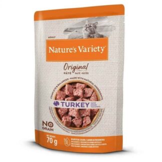 Nature's Variety Original Корм для кошек без зерна, индейка, 70 г