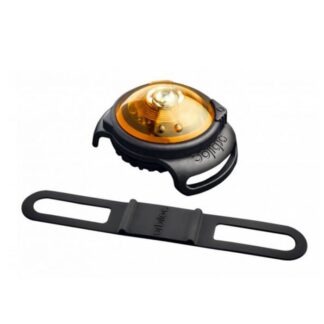 Светящийся желтый ошейник Orbiloc для собак.