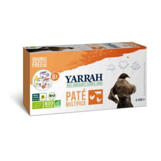 Yarrah Multipack Bio без злаков для собак 6 x 150 г