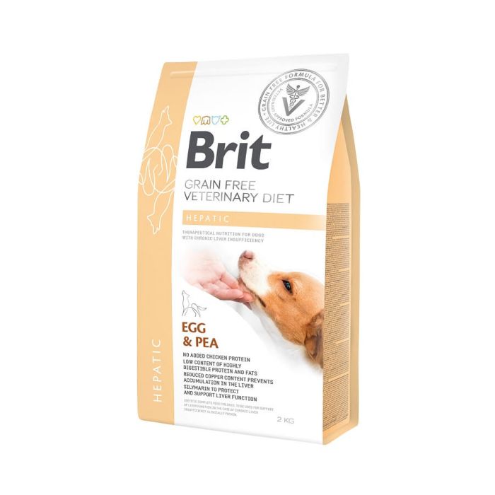 Brit Vet Diet Dog Hepatic Grain Free 2 кг