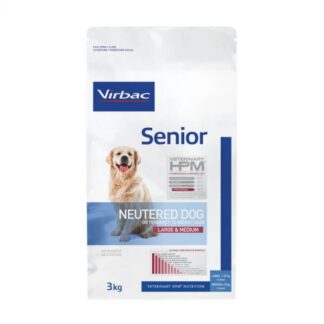 Virbac Veterinary HPM Senior для кастрированных крупных и средних собак, 3 кг