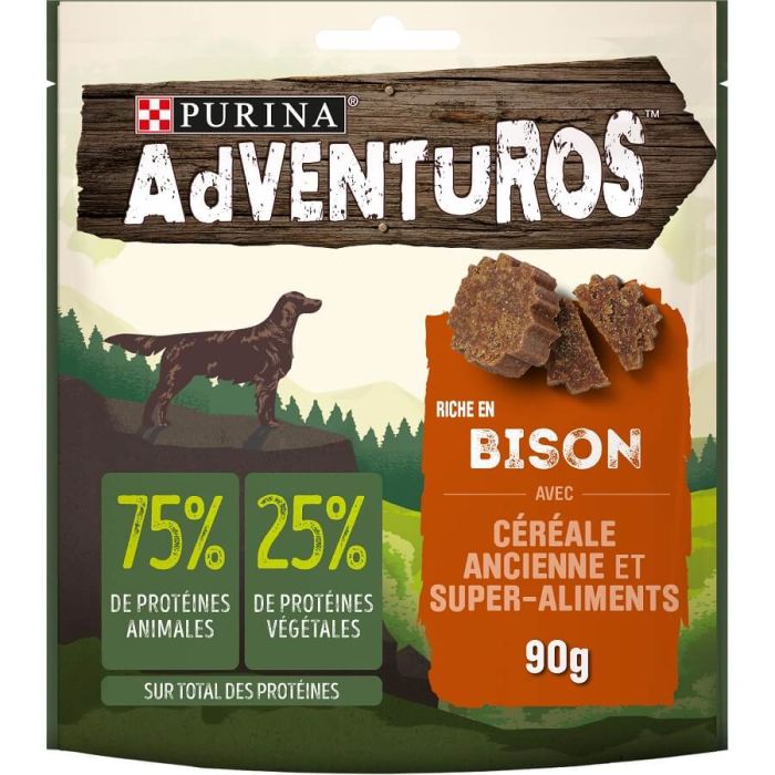 Снэк Adventuros Bison Dog 90 г