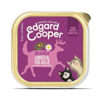 Edgard & Cooper Delicious Game & Poultry Cat взрослый 19x85 г