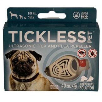 Tickless Pet Бежевый на батарейках