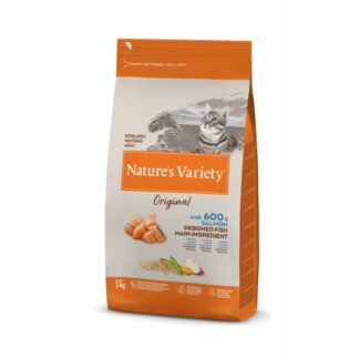 Nature's Variety Оригинальный стерилизованный лосось для кошек 300 г