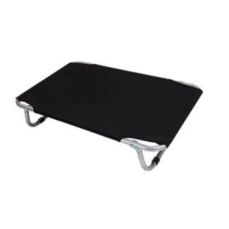 Лежанка для собак Vadigran алюминиевая черная 80 x 50 см