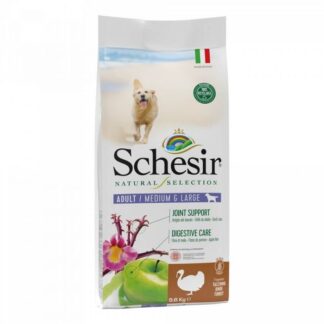 Schesir Medium & Large Adult Dog Сухая беззерновая индейка 9,6 кг