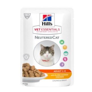 Hill's VetEssentials для кастрированных кошек с курицей 12 x 85 г