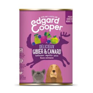 Edgard & Cooper Box Game and Duck Adult Dog 6 x 400 г