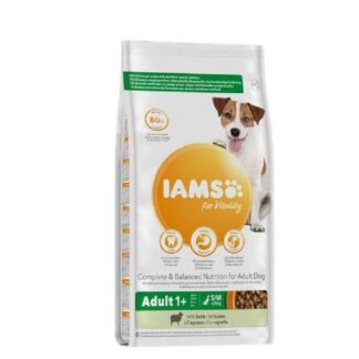 IAMS Vitality корм для взрослых собак мелких и средних пород ягненка 12 кг