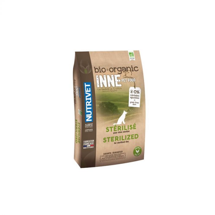 Nutrivet INNE Pet Food Bio стерилизованные крокеты для собак 12 кг