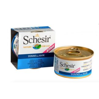 Schesir Kitten Tuna Aloe Jelly 14 x 85g