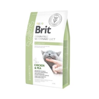 Brit Vet Diet для кошек с диабетом без зерна 2 кг