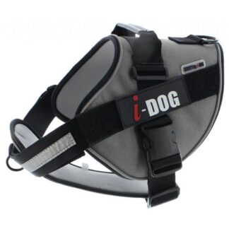 Шлейка I-DOG NeoCITY Black/Grey S