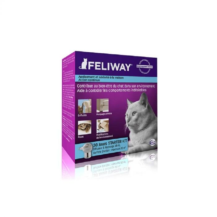 Диффузор Feliway Classic + сменный блок 48 мл (30 дней)