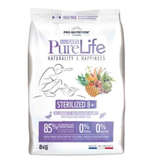 PureLife Sterilized 8+ Корм для кошек 8 кг