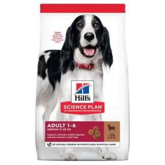 Hill's Science Plan Canine Adult Medium Lamb & Rice 18 кг