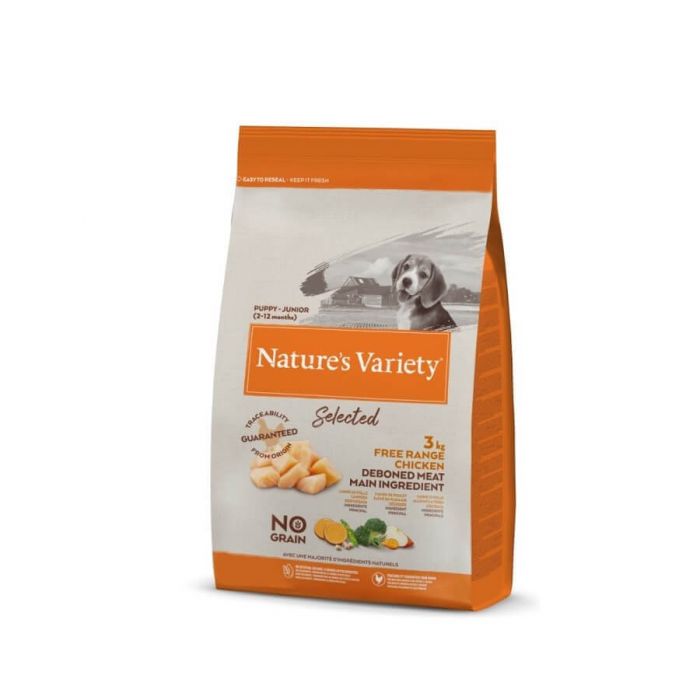 Nature's Variety Selected Dog Junior Курица без злаков, 2 кг