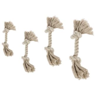 M-Pets Rope 37 см веревочная игрушка бежевая собака