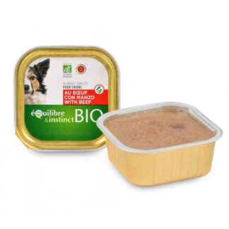 Equilibre & Instinct Органическая говядина для собак 11 x 150 г