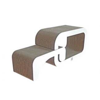 Когтеточка M-Pets Austin белая 55 x 24 x 32 см