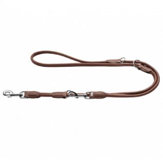 Поводок для собак Hunter Round & Soft коричневый 2м