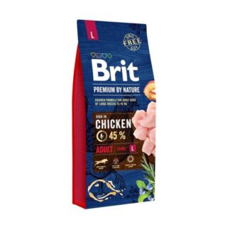 Brit Premium by Nature L для взрослых собак 15 кг