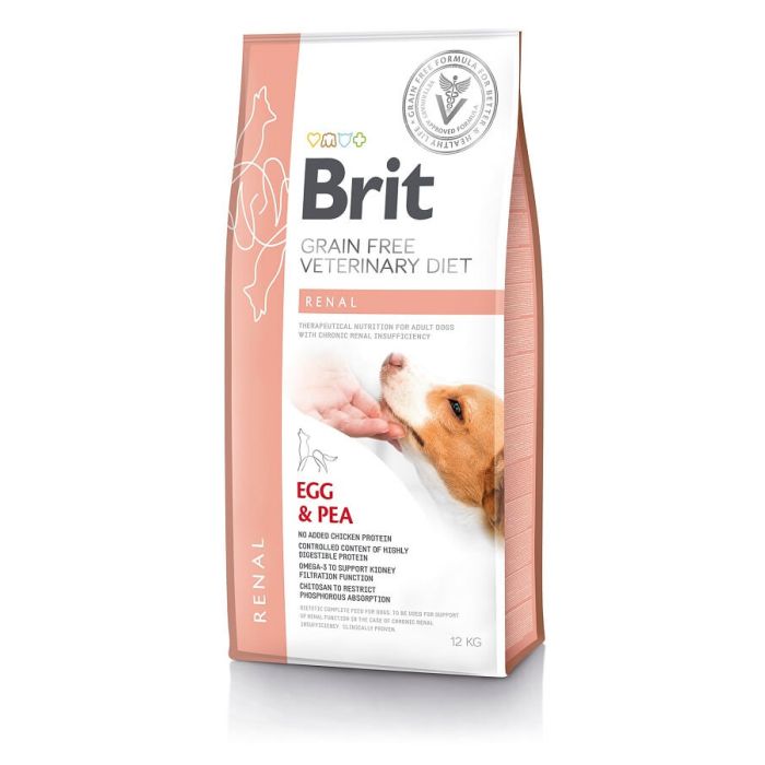 Brit Vet Diet Dog Renal без зерна 12 кг