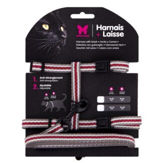 Martin Sellier Harness Leash Trio Grey Cat