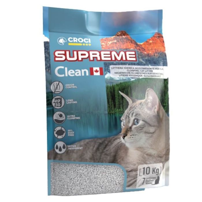 Наполнитель для кошачьего туалета Croci Supreme Clean 10 кг