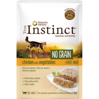 True Instinct No Grain Chicken & Vegetables Wet Cat 8x70g