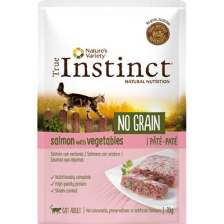 True Instinct No Grain Salmon & Vegetables Wet Cat 8x70g