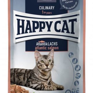 Happy Cat Culinary Meat In Sauce Atlantik-Lachs Pouch 85gr x 24tk