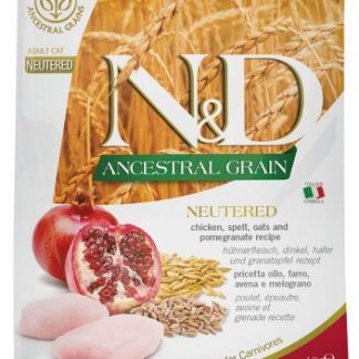 Farmina N&D Ancestral Grain Neutered Cat Adult Chicken & Pomegranate 1.5kg