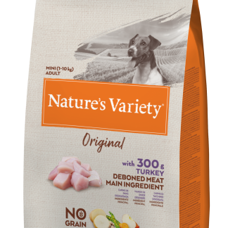 Nature's Variety Dog Mini Adult Original No Grain Adult Turkey 1,5 kg